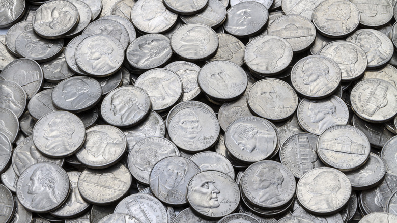 Pile of nickels