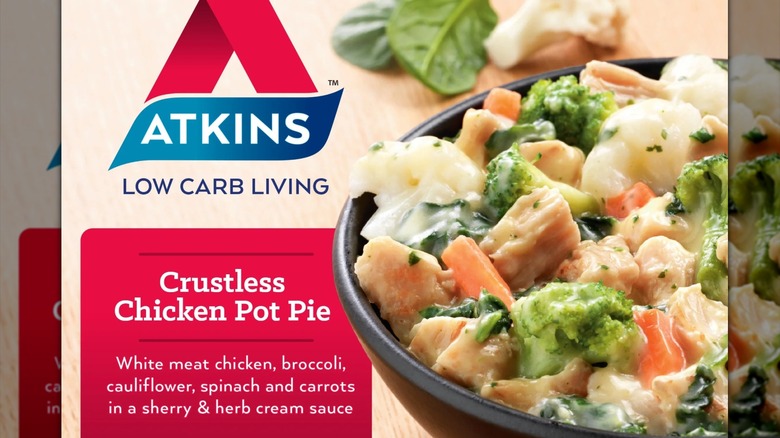 Atkins Crustless Chicken Pot Pie package