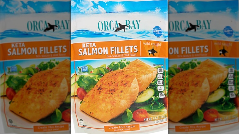 orca bay zeta salmon fillets package