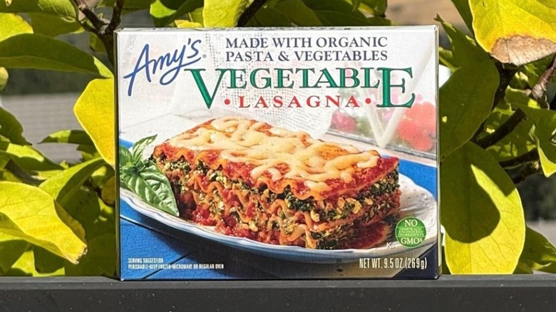 Amy's Vegetable Lasagna box