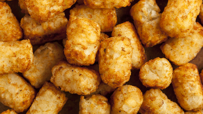 Close-up of tater tots