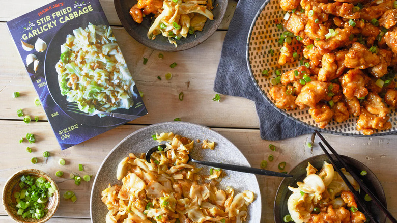 Trader Joe's Stir Fried Garlicky Cabbage