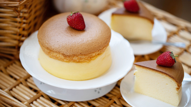 Japanese cheesecake