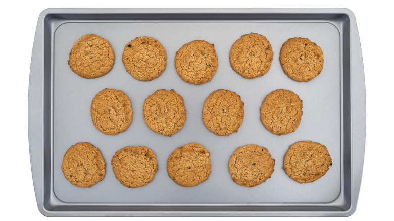 cookies on sheet pan