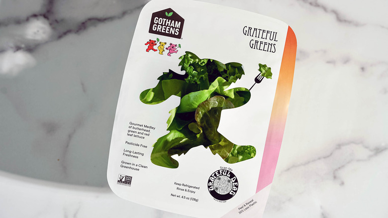 A package of Grateful Greens by Gotham Greens