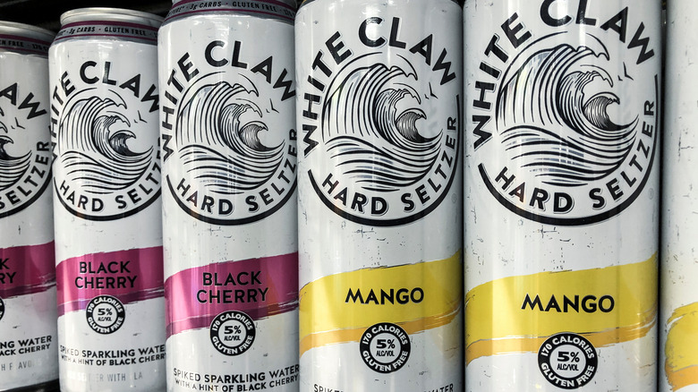 White Claw cans