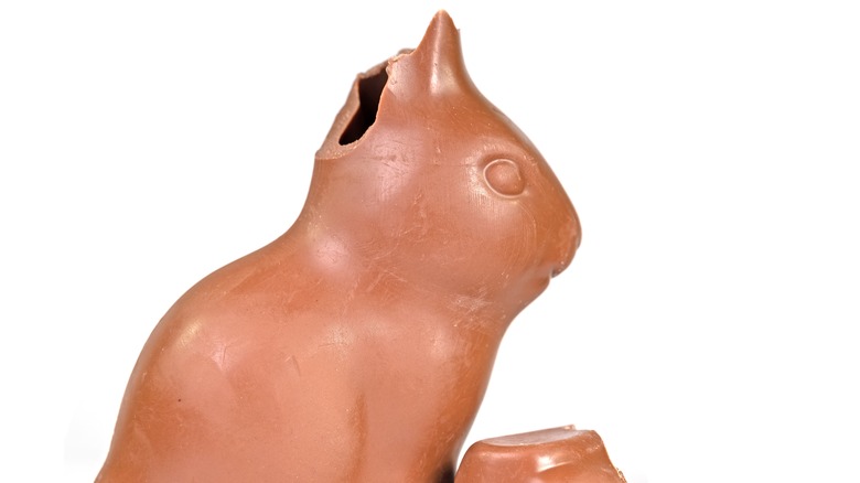 hollow easter bunny