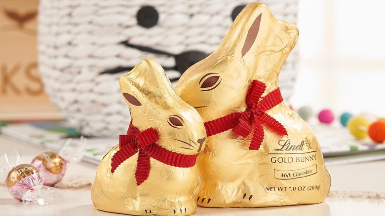 Lindt chocolate bunnies