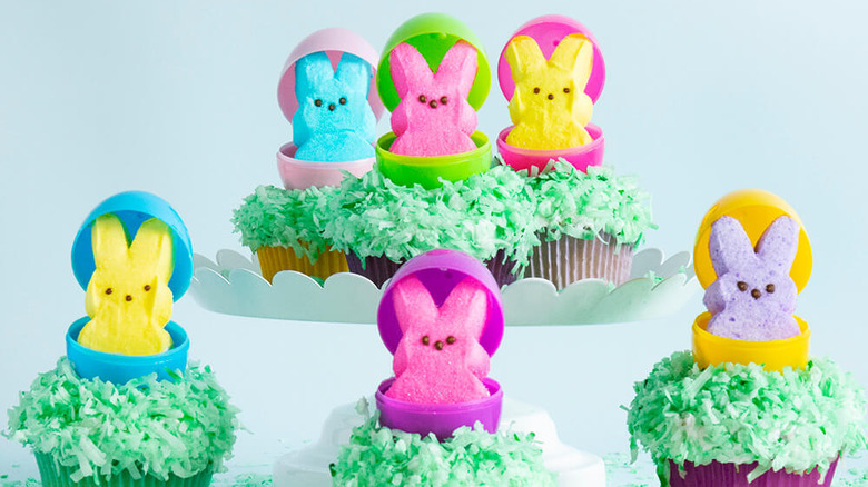 bunnies on cupcakes