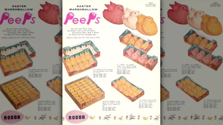 Peeps ad from the 1950s