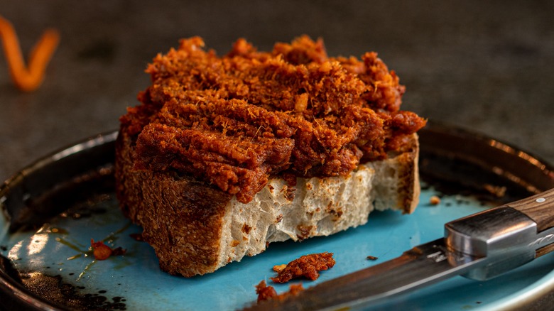 'nduja on toast