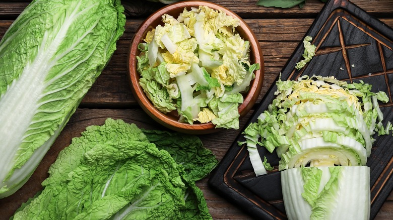 chopped chinese cabbage