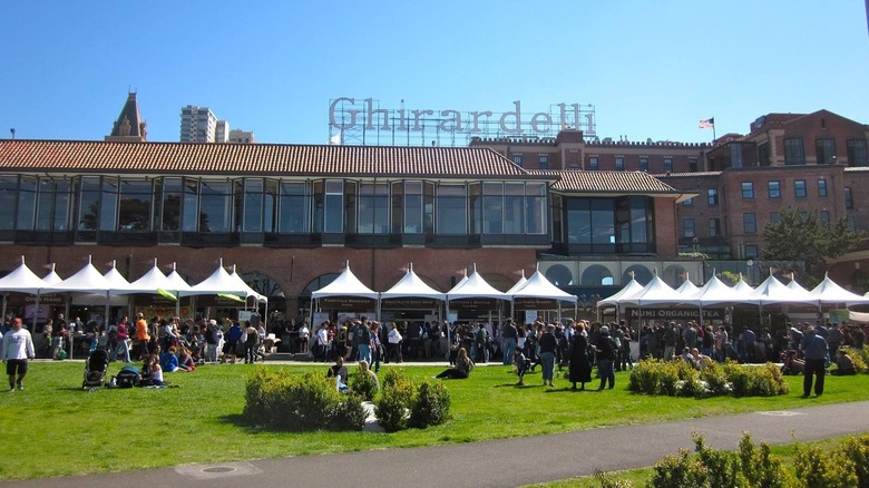 Festival grounds at Ghirardelli Square