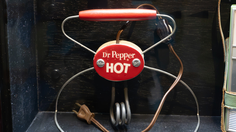 A Dr. Pepper warmer