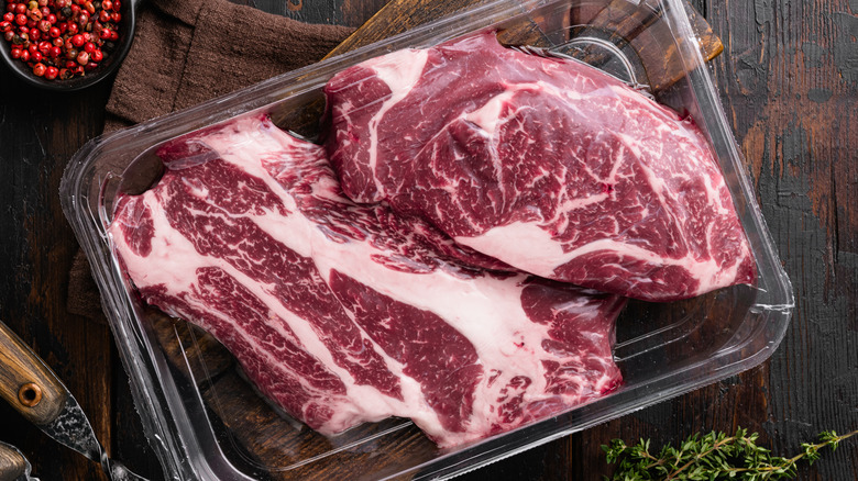 Marbled chuck beef 
