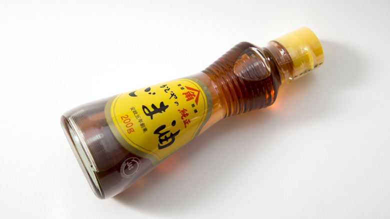 Bottle of sesame oil