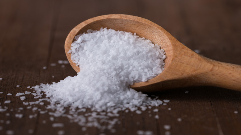 kosher salt spilling 