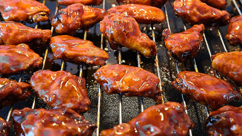 Tray of chicken wings