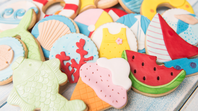 summery sugar cookies 