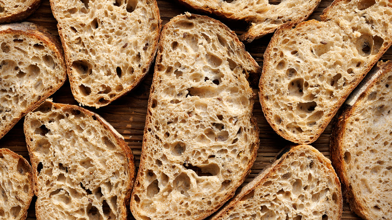 slices of sourdough