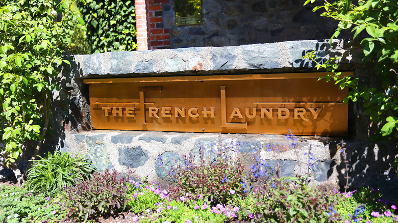 sign of The French Laundry 