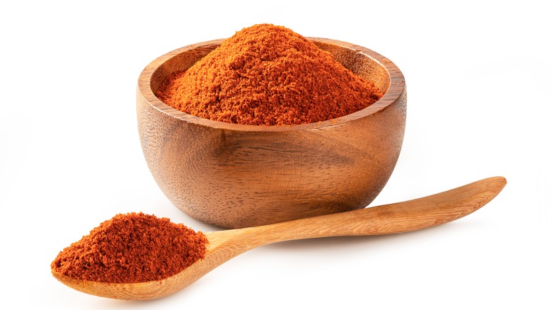 Paprika in a bowl 