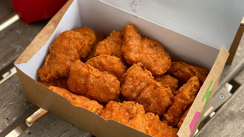 Spicy Chicken McNuggets in box