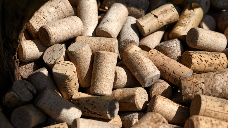 What is a cork made of