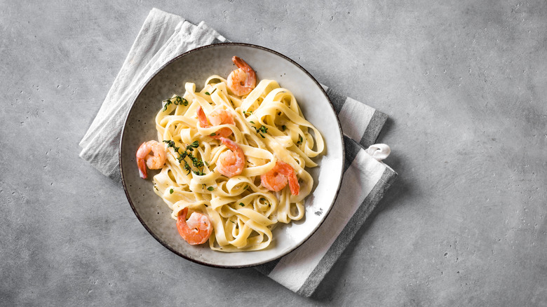 pasta with shrimp