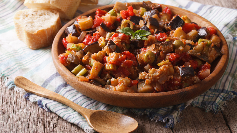 dish of Italian caponata