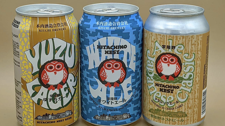 Hitachino beers in can