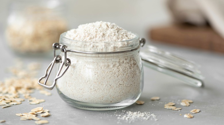 jar of flour