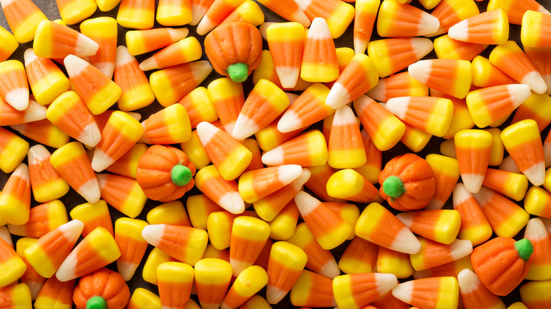 pile of candy corn