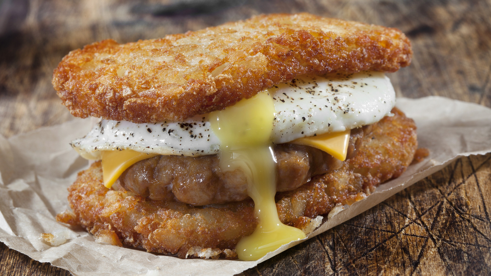 The Key To A Sturdy Hashbrown Breakfast Sandwich