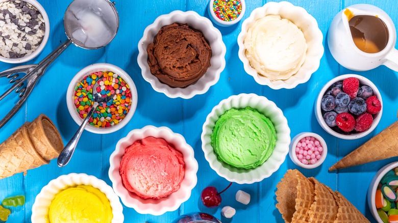 ice cream buffet for party