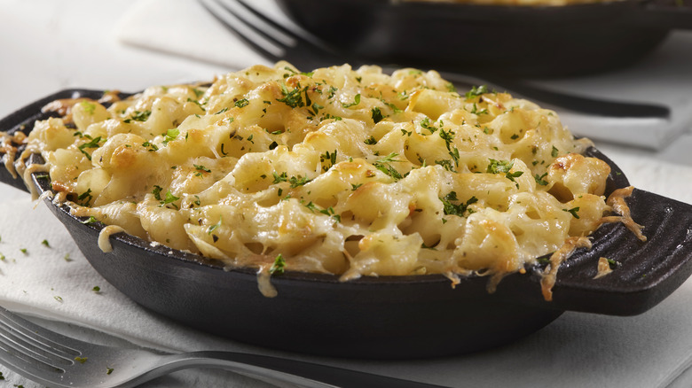 mac and cheese in a baking dish