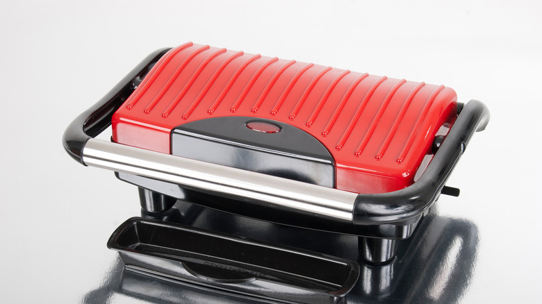 red panini press