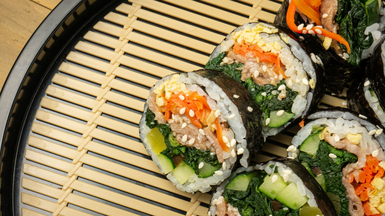 An Expert's Tip For Rolling Perfect Kimbap Without A Bamboo Mat