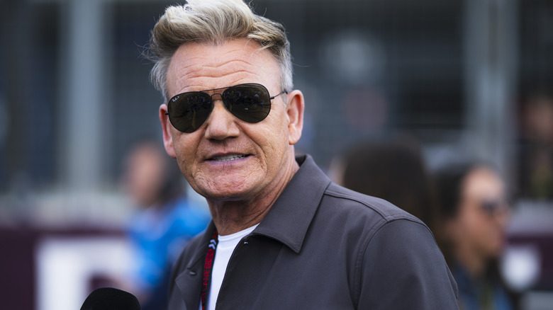 chef Gordon Ramsay wearing sunglasses