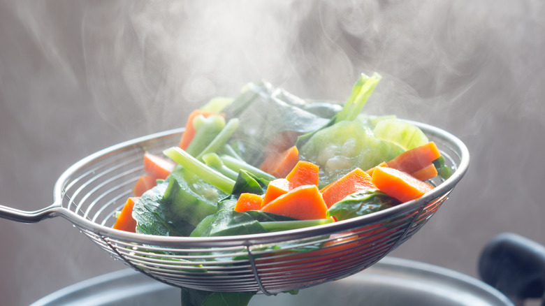 boiled vegetables