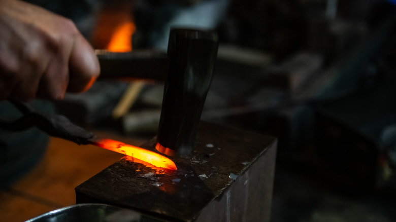 Forging a sword