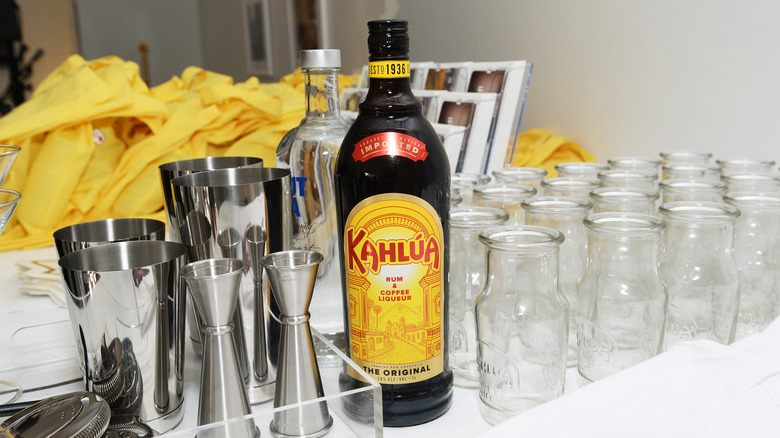 Kahlua bar setup