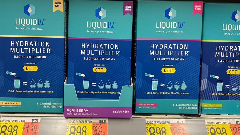 Boxes of Liquid I.V.