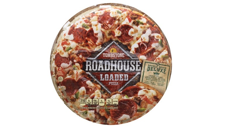 Tombstone Roadhouse Loaded Double Down Deluxe Pizza