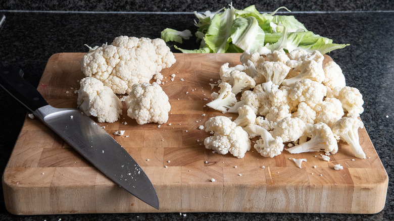 chopped cauliflower