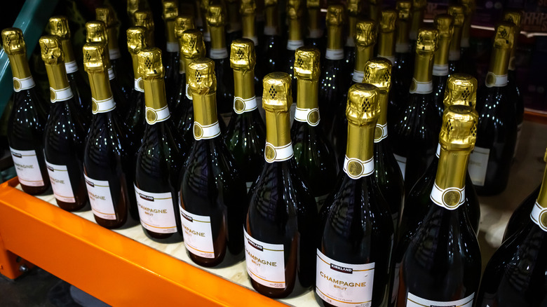 Kirkland Signature Champagne bottles