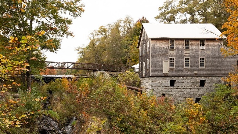 exterior of the Lost Kitchen restaurant