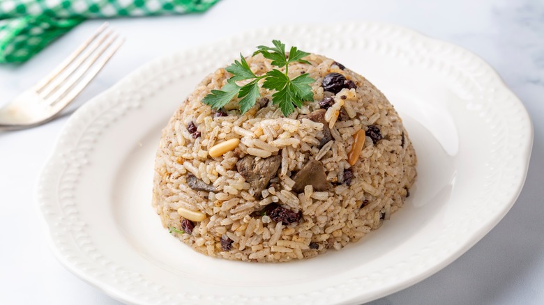 Turkish rice pilaf