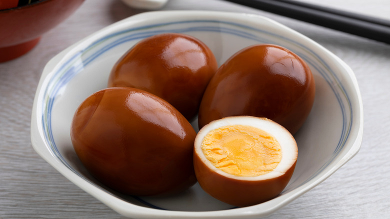 Soy sauce eggs