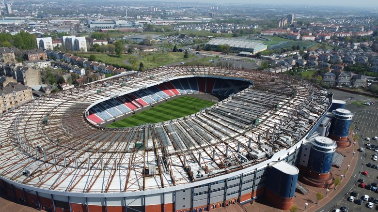 Scottish soccer stadium in Glasgow